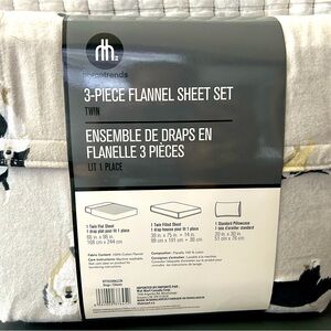 *NEW* Twin flannel 3 Piece sheet set
